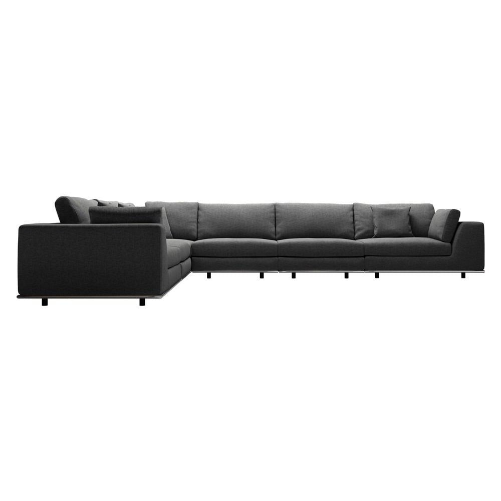 Modloft Perry 2 Arm Corner Extended Sofa