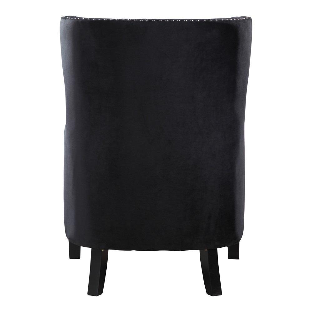 Moe's Home Collection Valley Arm Chair Velvet