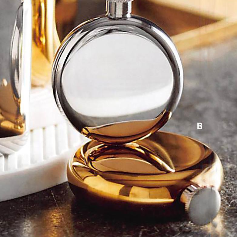 Roost Shapely Polished Flasks - Set Of 6