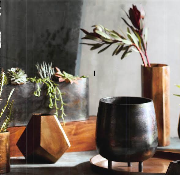 Roost Wide Linear Vases - Set Of 2