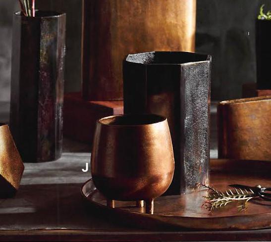 Roost Footed Cachepots - Set Of 2