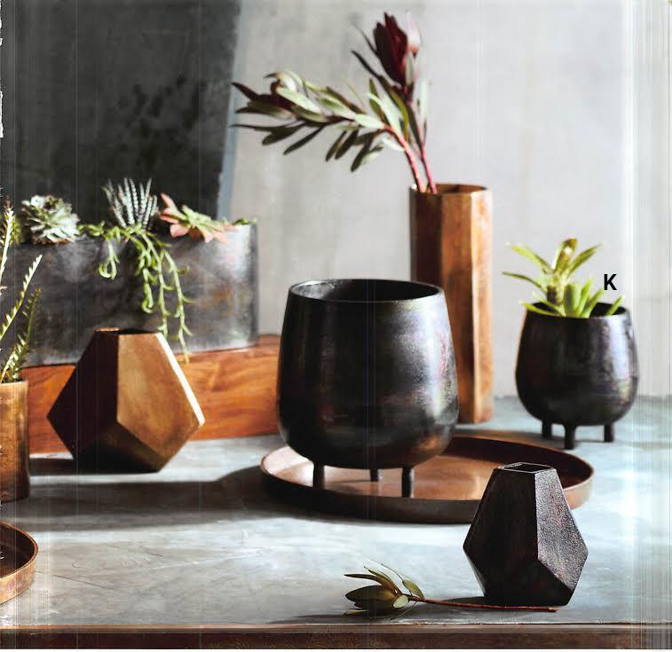Roost Footed Cachepots - Set Of 2
