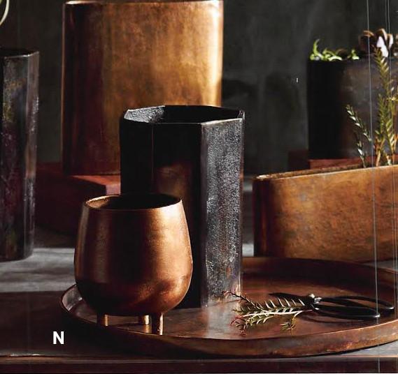 Roost Footed Bronze Trays