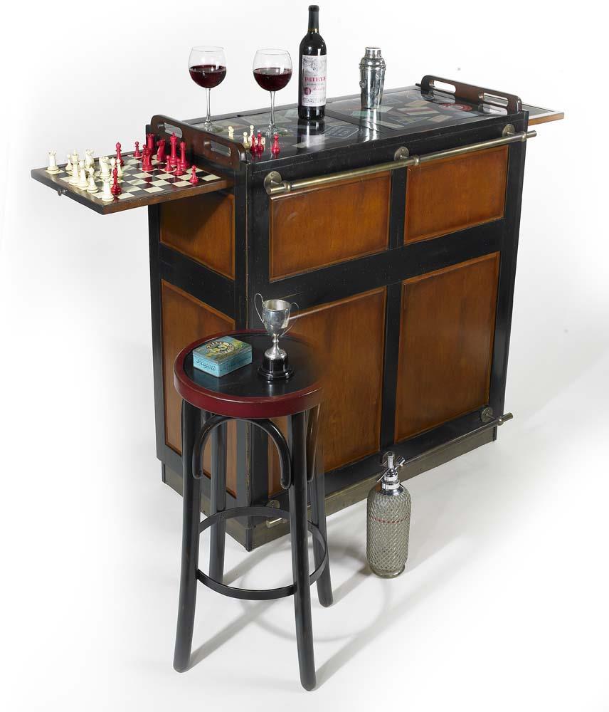 Casablanca Bar - Black By Authentic Models