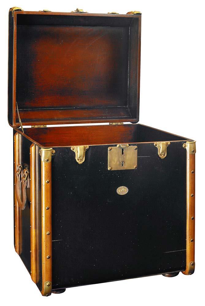 Stateroom Trunk End Table By Authentic Models