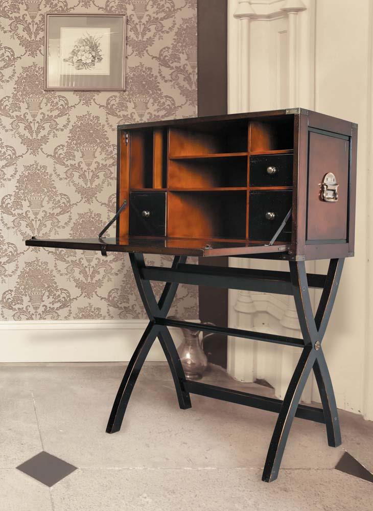 Campaign Cabinet Desk By Authentic Models