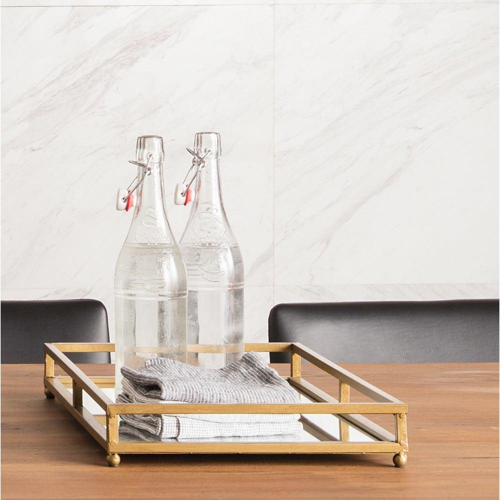Moe's Home Collection Grid Tray Rectangle - Set Of 2
