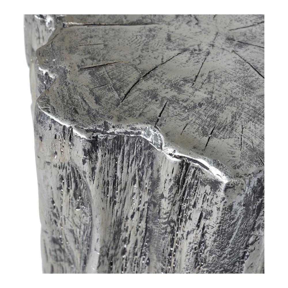 Moe's Home Collection Trunk Stool Antique Silver