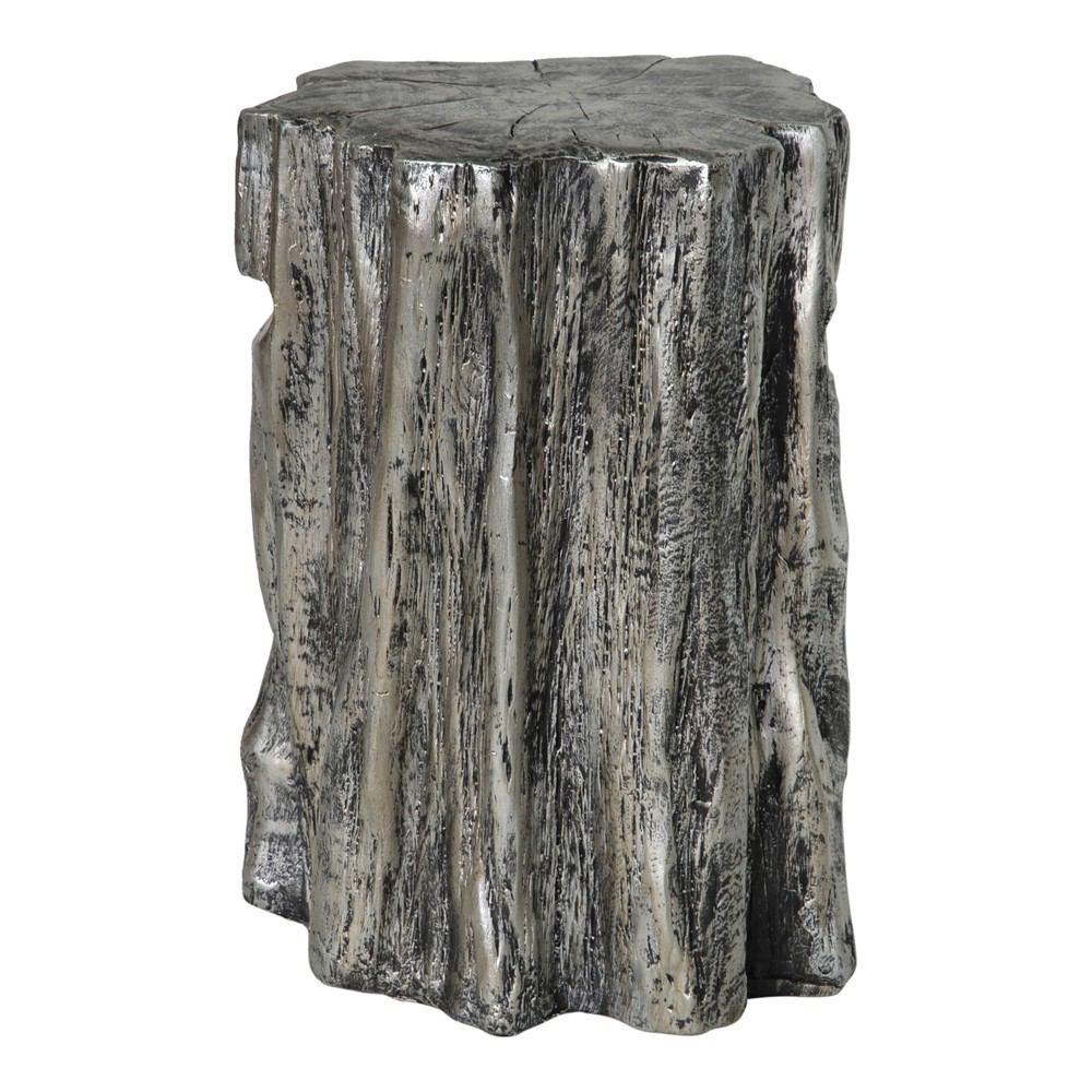 Moe's Home Collection Trunk Stool Antique Silver