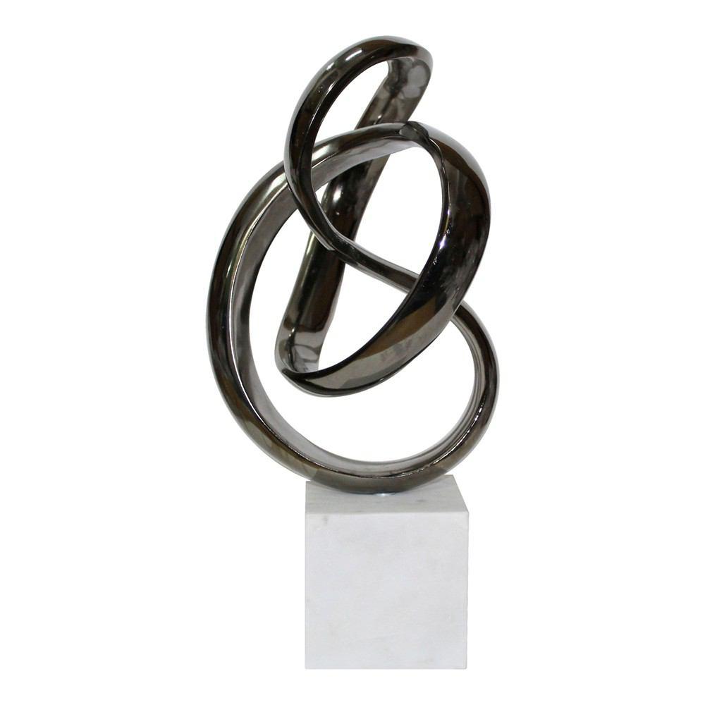 Moe's Home Collection Unbounded Sculpture Black Nickel