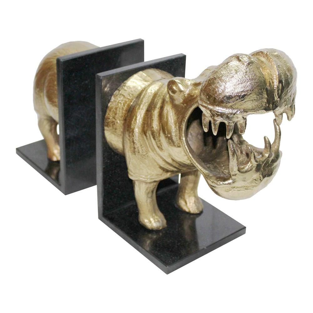 Moe's Home Collection Hippo Bookends