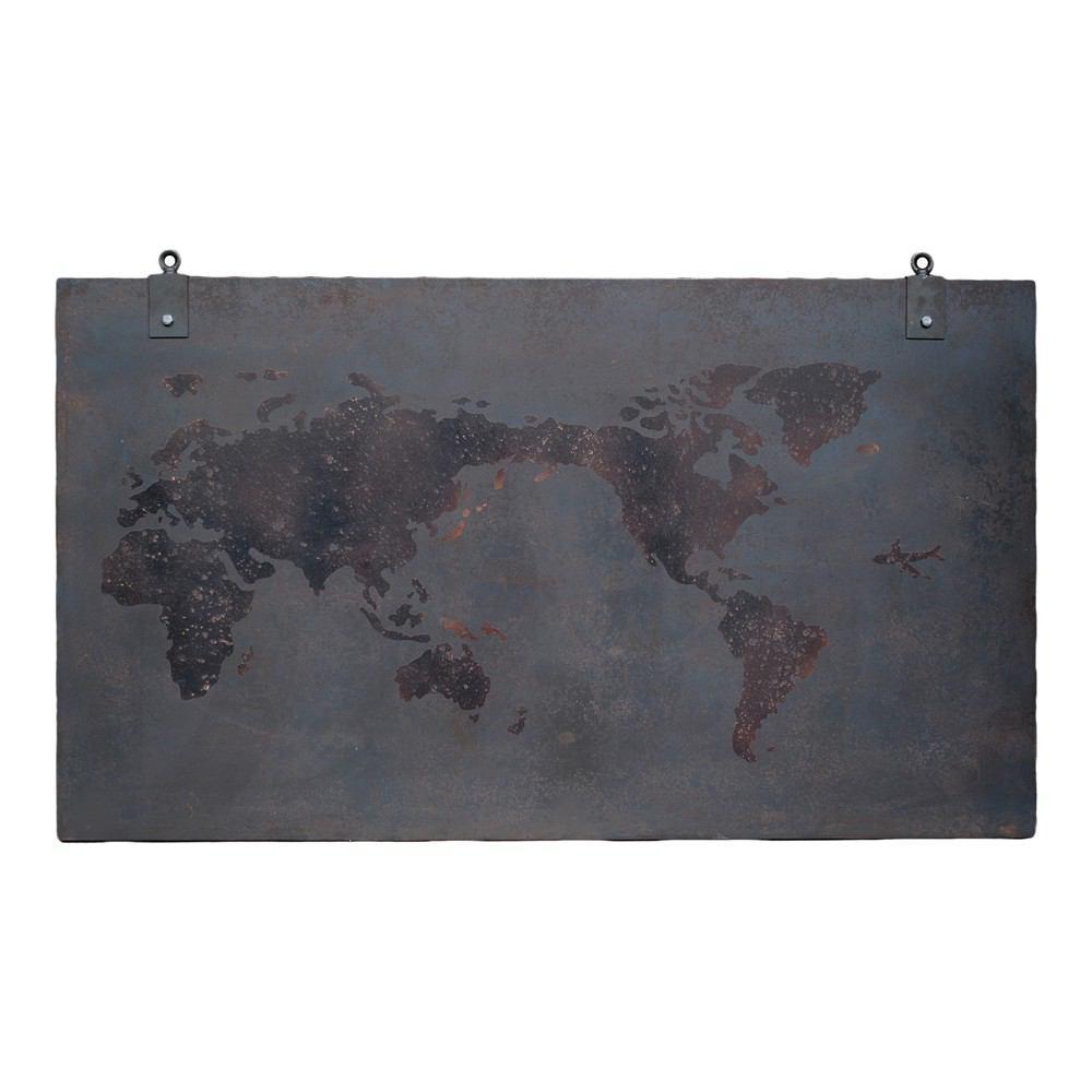 Moe's Home Collection Steel World Wall Decor