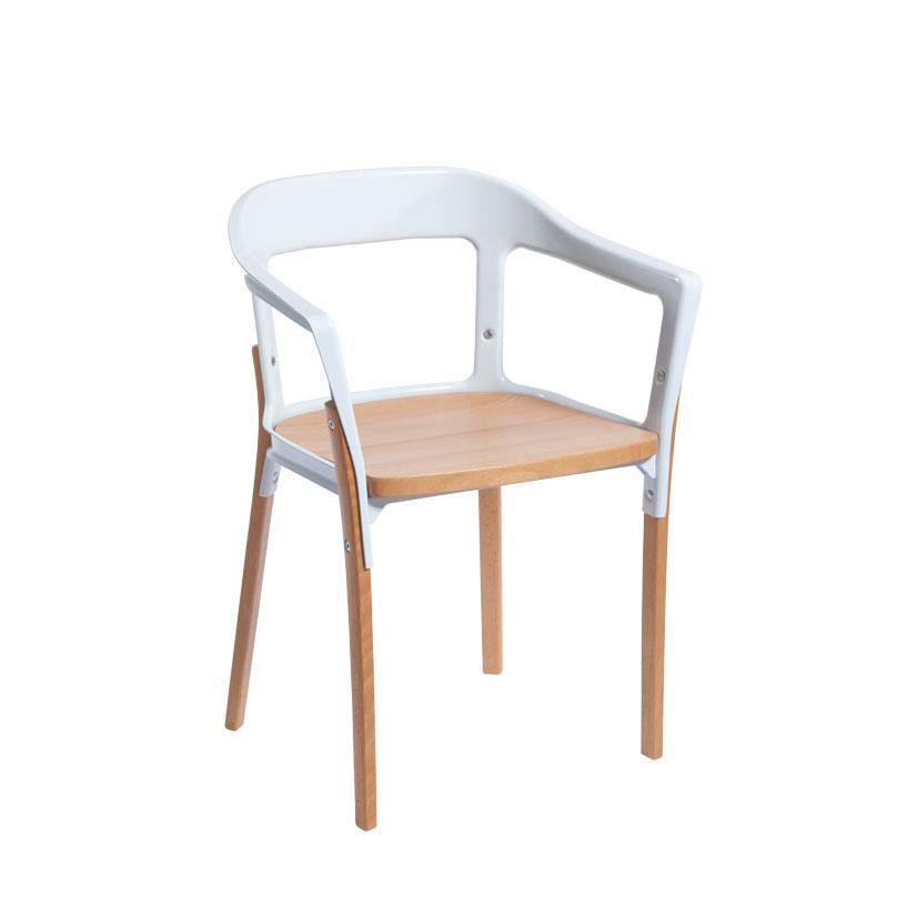 Mod Made Jasper Steel Wood Chair