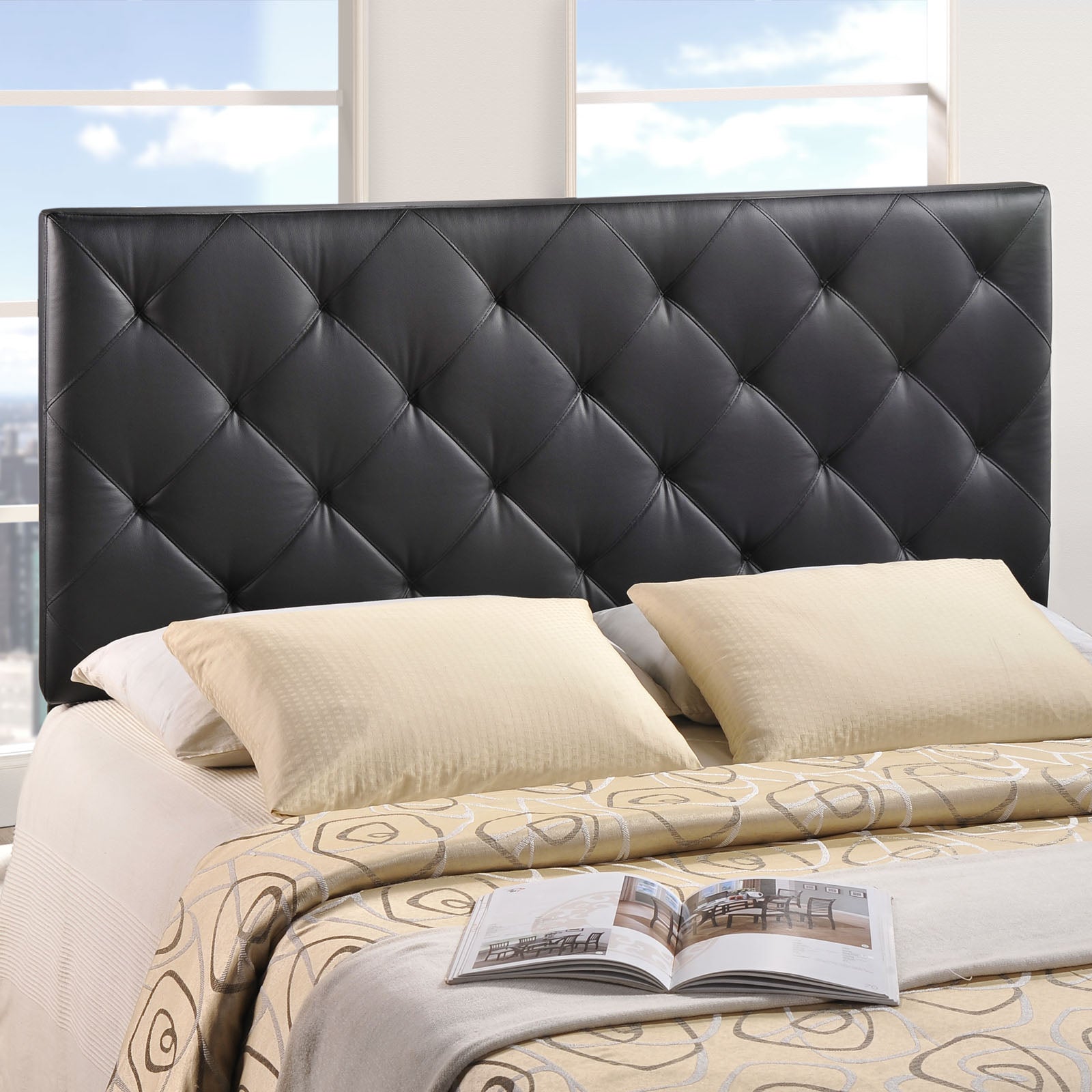 Theodore Queen Upholstered Vinyl Headboard By Modway - MOD-5129 | Headboards | Modishstore