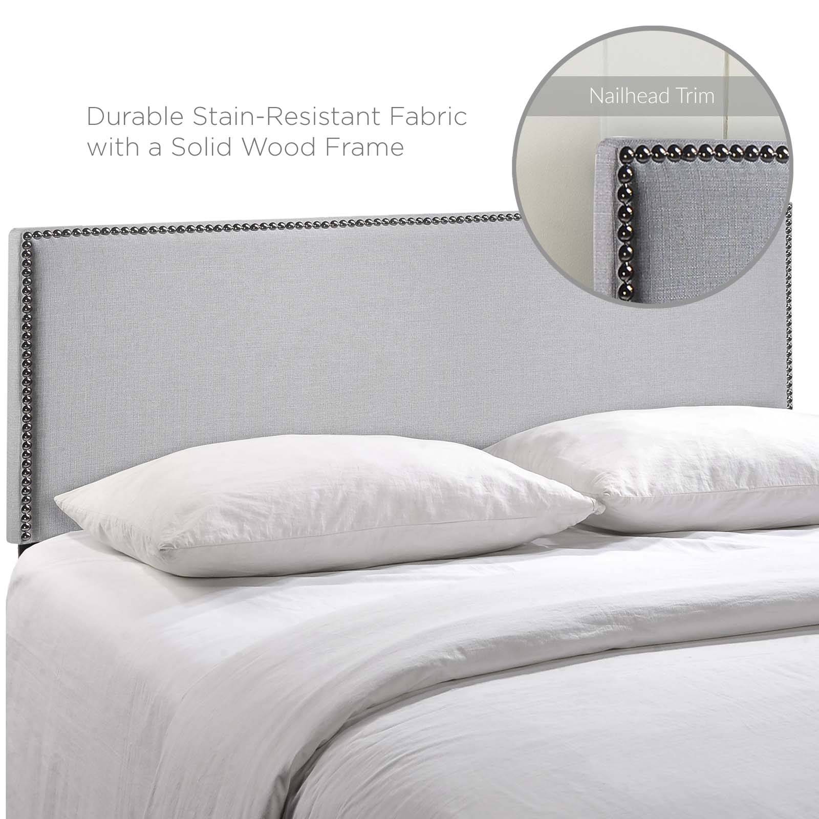 Region Nailhead  Full Upholstered Headboard By Modway - MOD-5217 | Headboards | Modishstore - 6