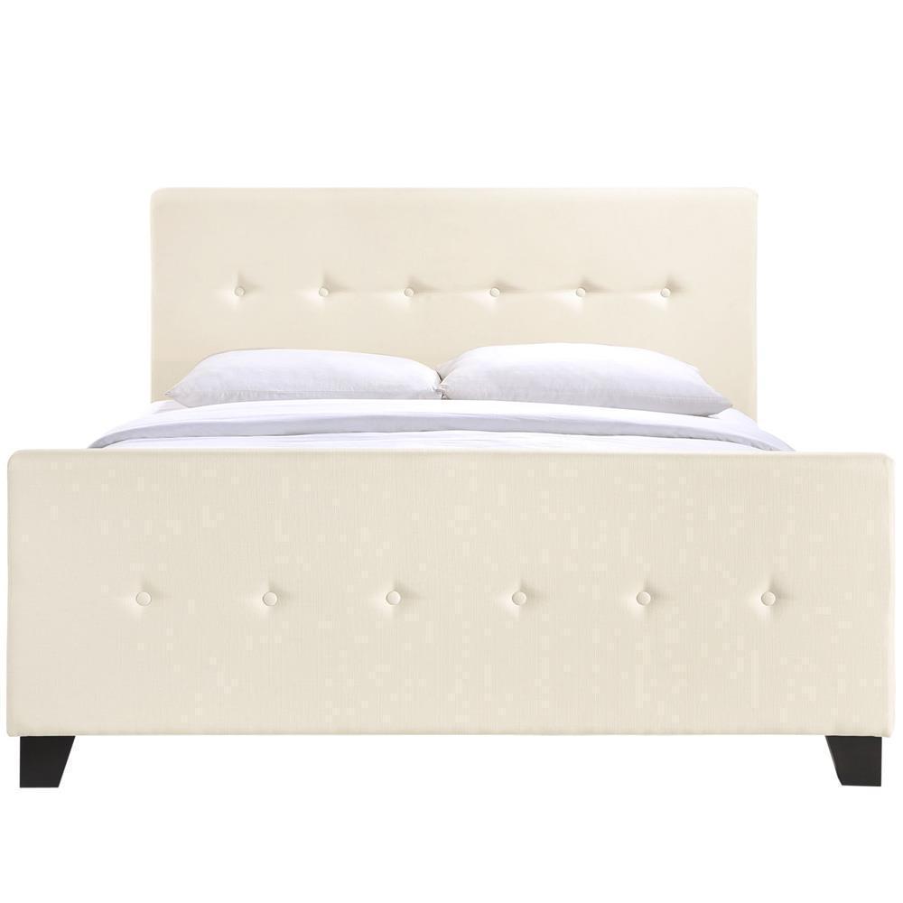 Modway Abigail King Bed - Ivory