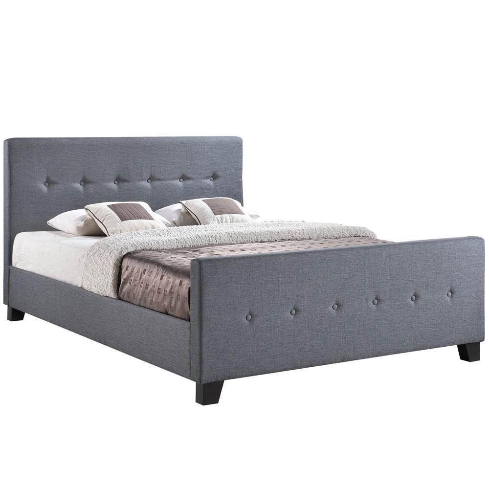 Modway Abigail King Bed - Smoke