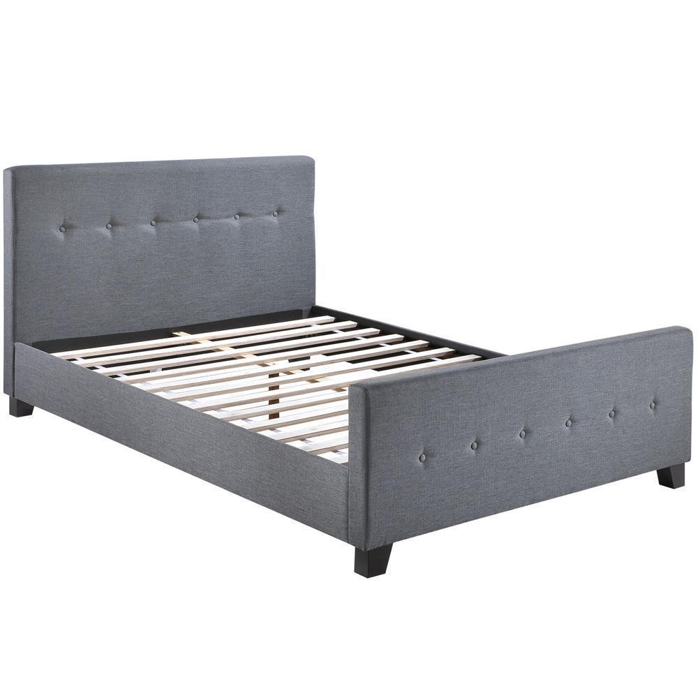 Modway Abigail King Bed - Smoke