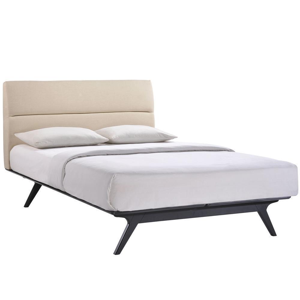 Modway Addison Twin Bed - Black Beige
