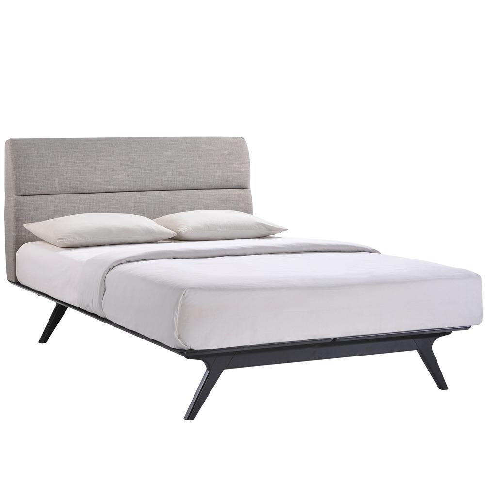 Modway Addison Twin Bed - Black Gray