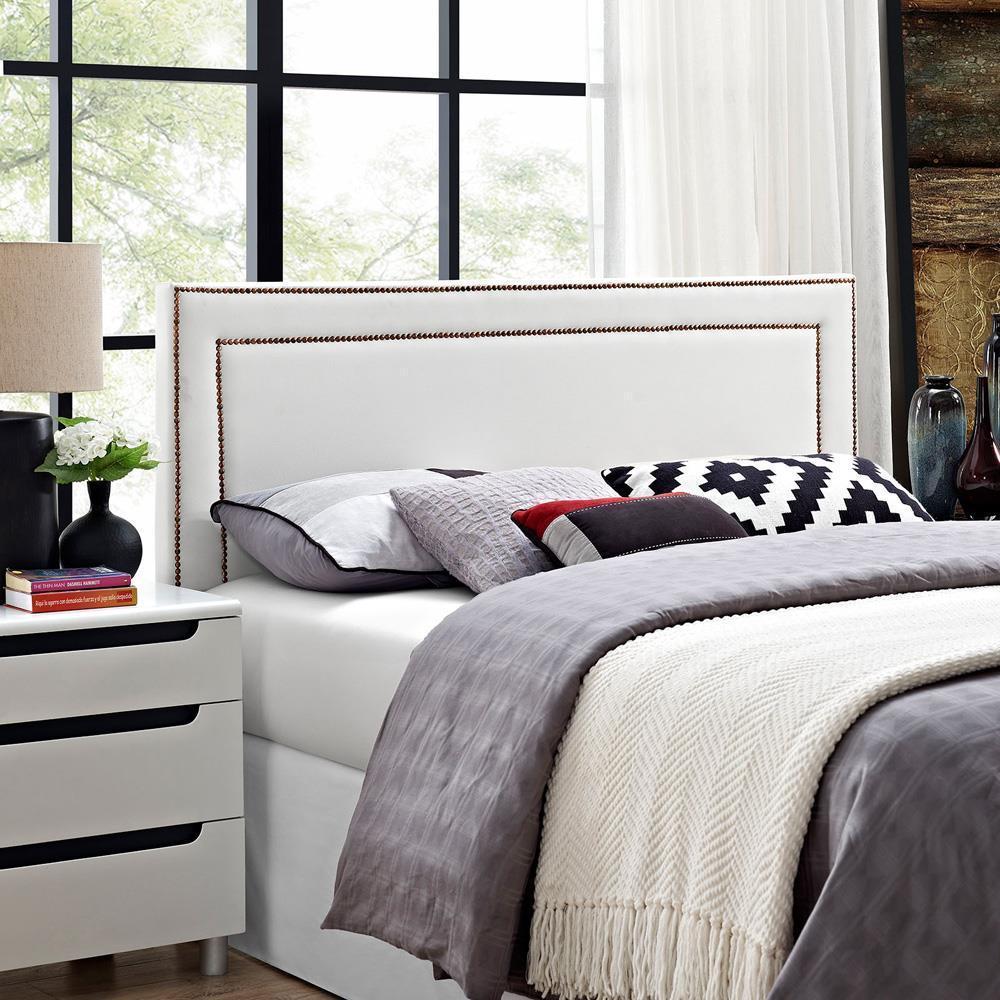 Modway Jessamine King Upholstered Vinyl Headboard | Headboards | 