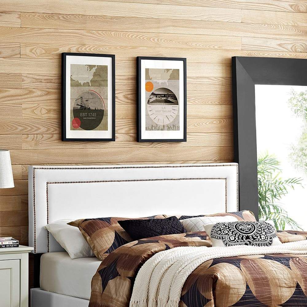 Modway Jessamine King Upholstered Vinyl Headboard | Headboards | 
