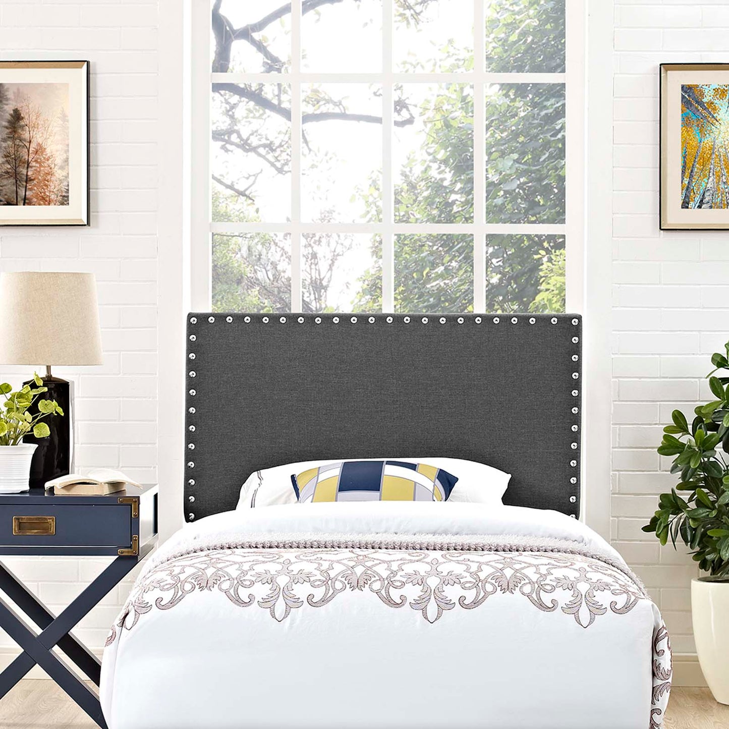 Phoebe Twin Upholstered Fabric Headboard By Modway - MOD-5382 | Headboards | Modishstore