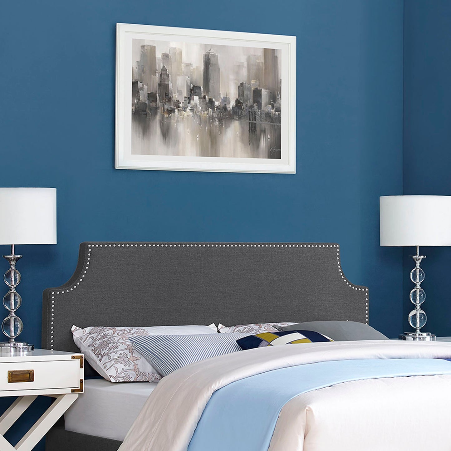 Modway Laura King Upholstered Fabric Headboard | Headboards | Modishstore-10