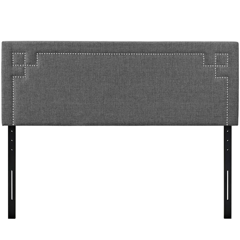 Modway Josie King Upholstered Fabric Headboard - Gray