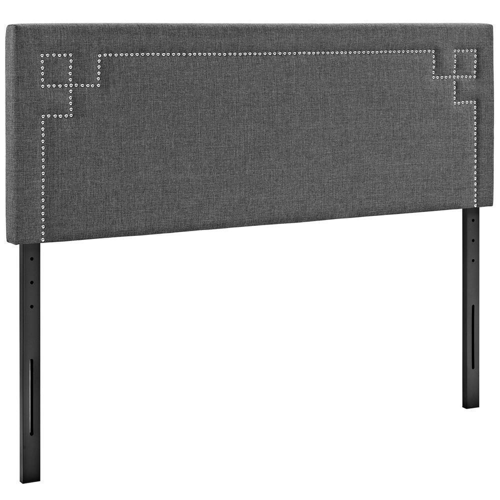 Modway Josie King Upholstered Fabric Headboard - Gray