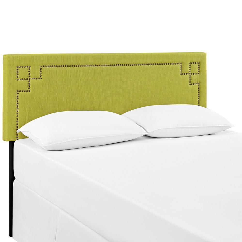 Modway Josie King Upholstered Fabric Headboard - Wheatgrass