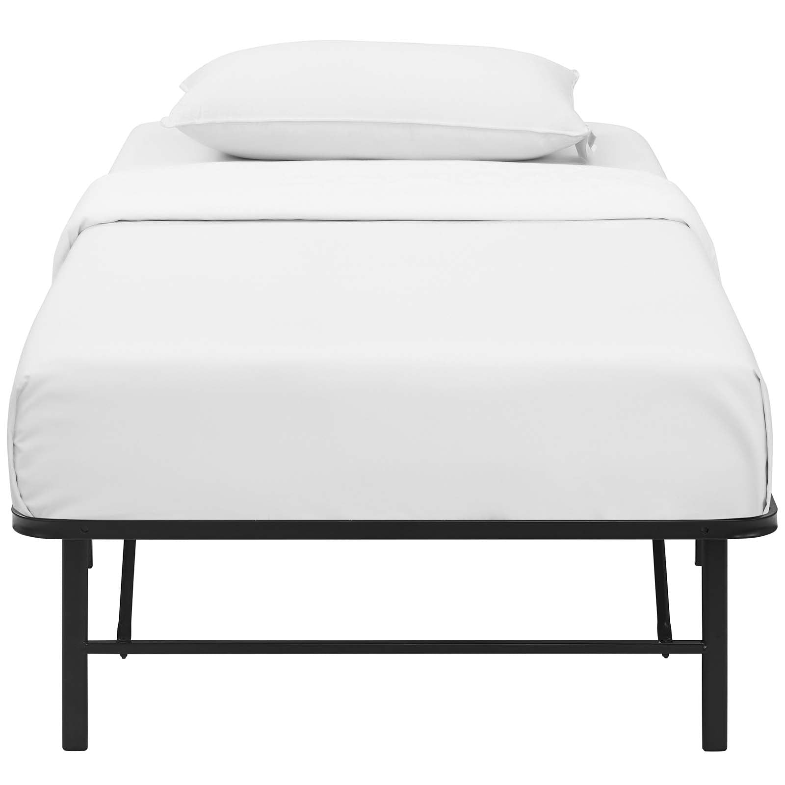 Modway Horizon Twin Stainless Steel Bed Frame | Beds | 