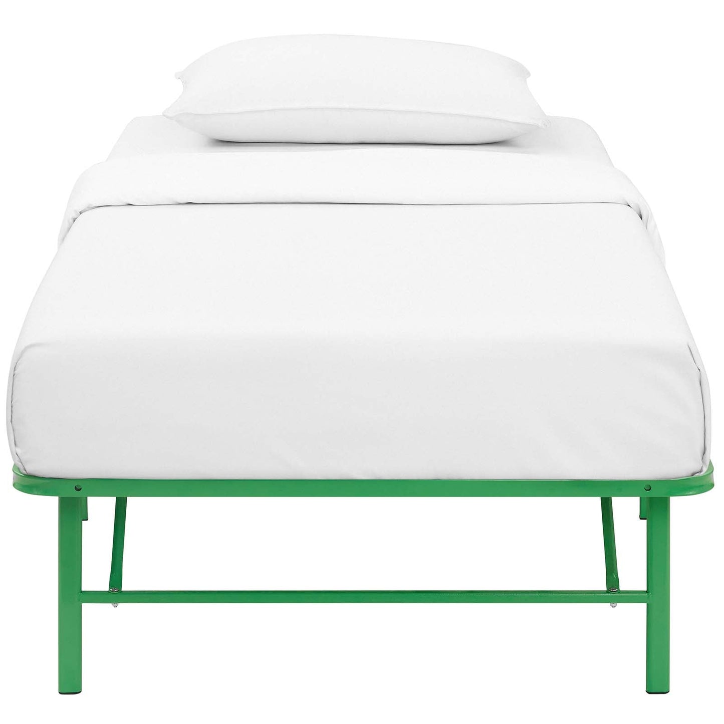 Modway Horizon Twin Stainless Steel Bed Frame | Beds | 