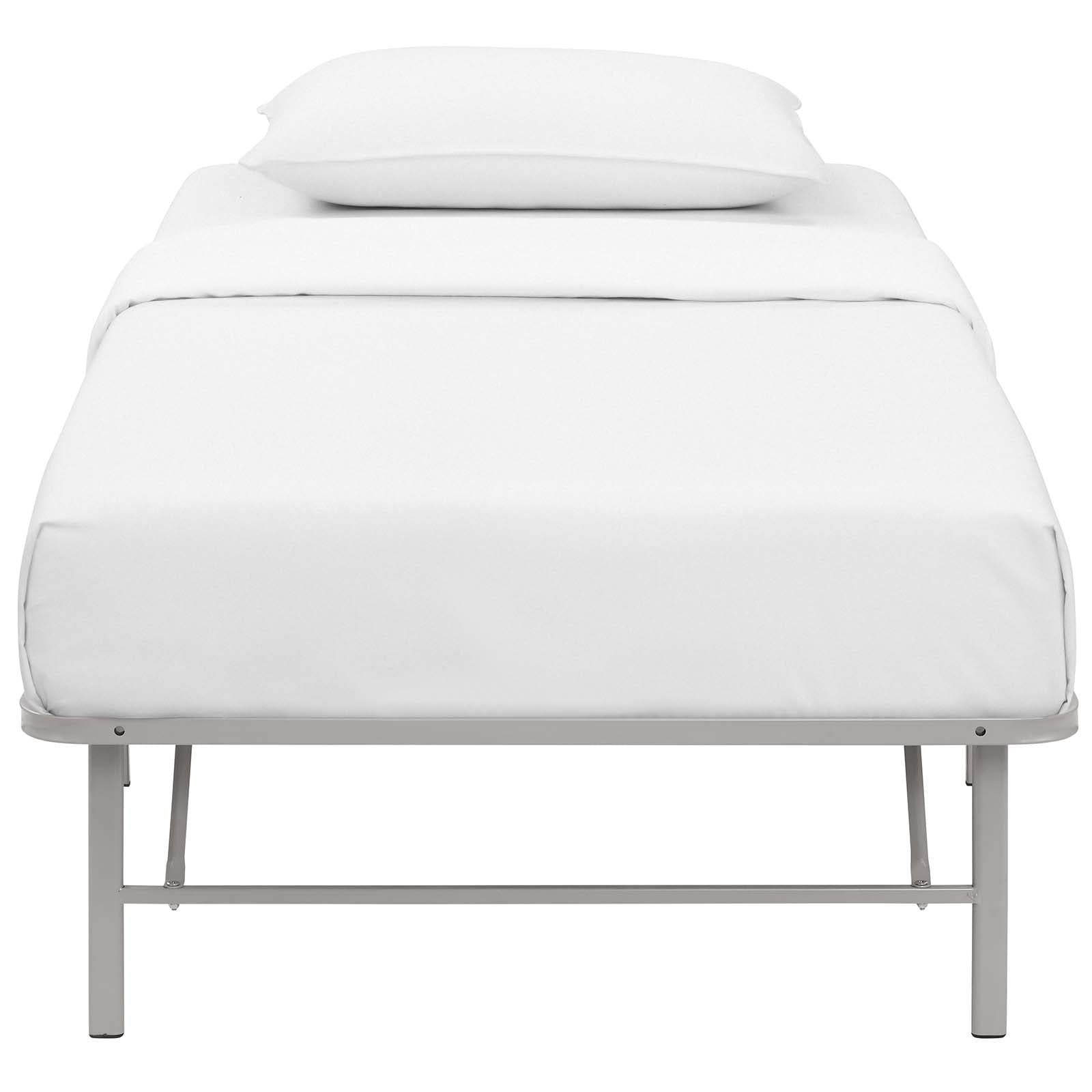 Modway Horizon Twin Stainless Steel Bed Frame | Beds | 