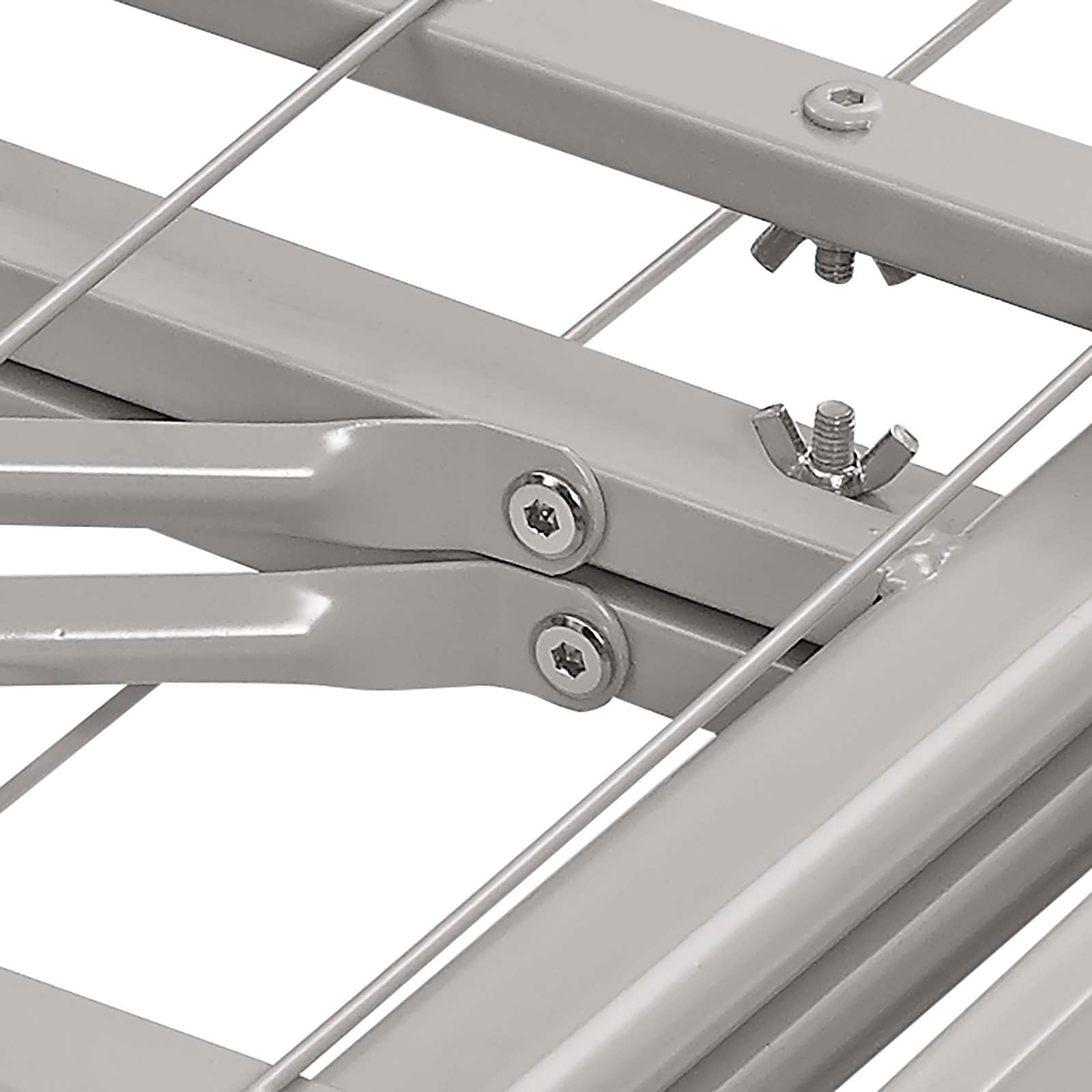 Modway Horizon Twin Stainless Steel Bed Frame | Beds | 