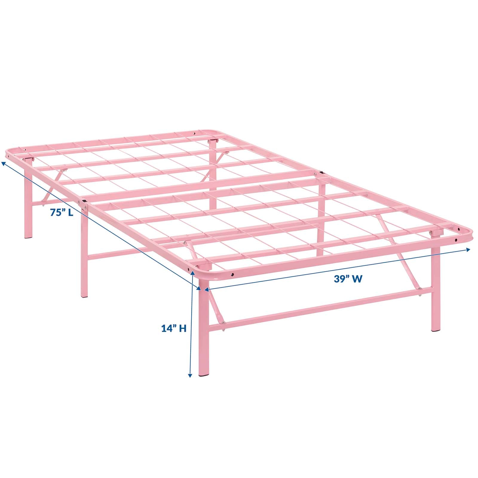 Modway Horizon Twin Stainless Steel Bed Frame | Beds | 