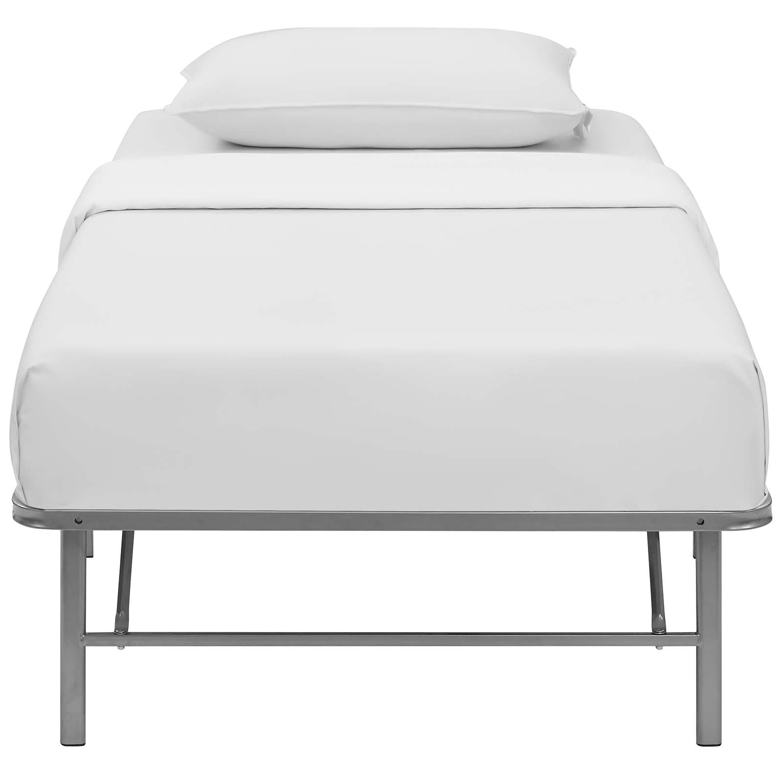 Modway Horizon Twin Stainless Steel Bed Frame | Beds | 