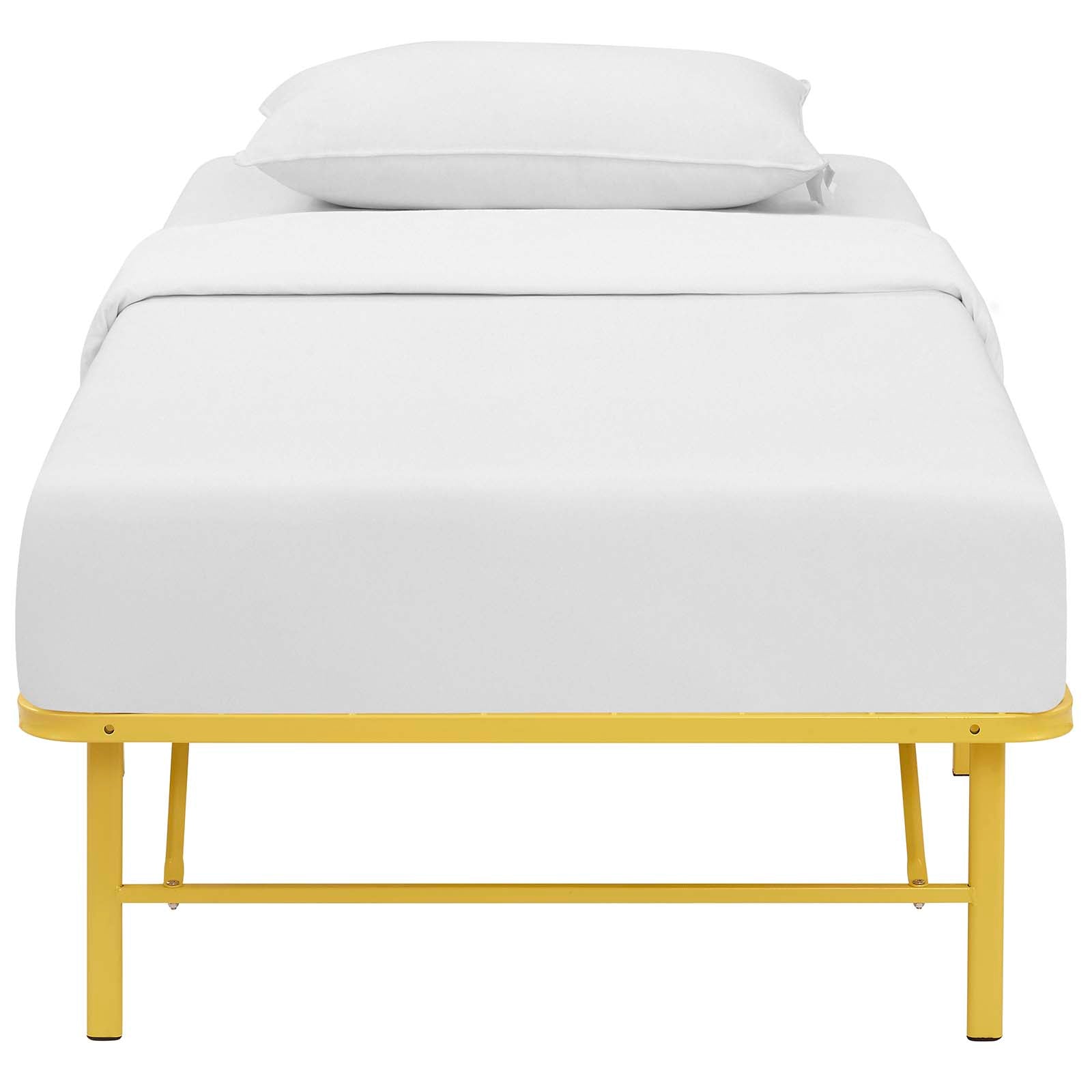 Modway Horizon Twin Stainless Steel Bed Frame | Beds | 