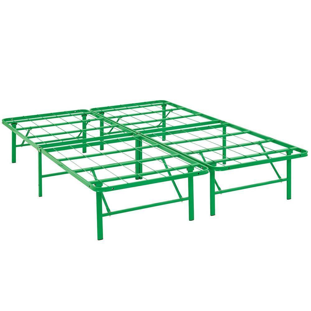 Modway Horizon Queen Stainless Steel Bed Frame | Beds | 