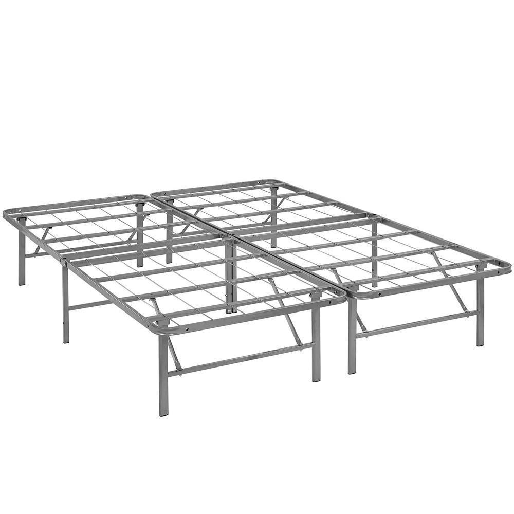 Modway Horizon Queen Stainless Steel Bed Frame | Beds | 