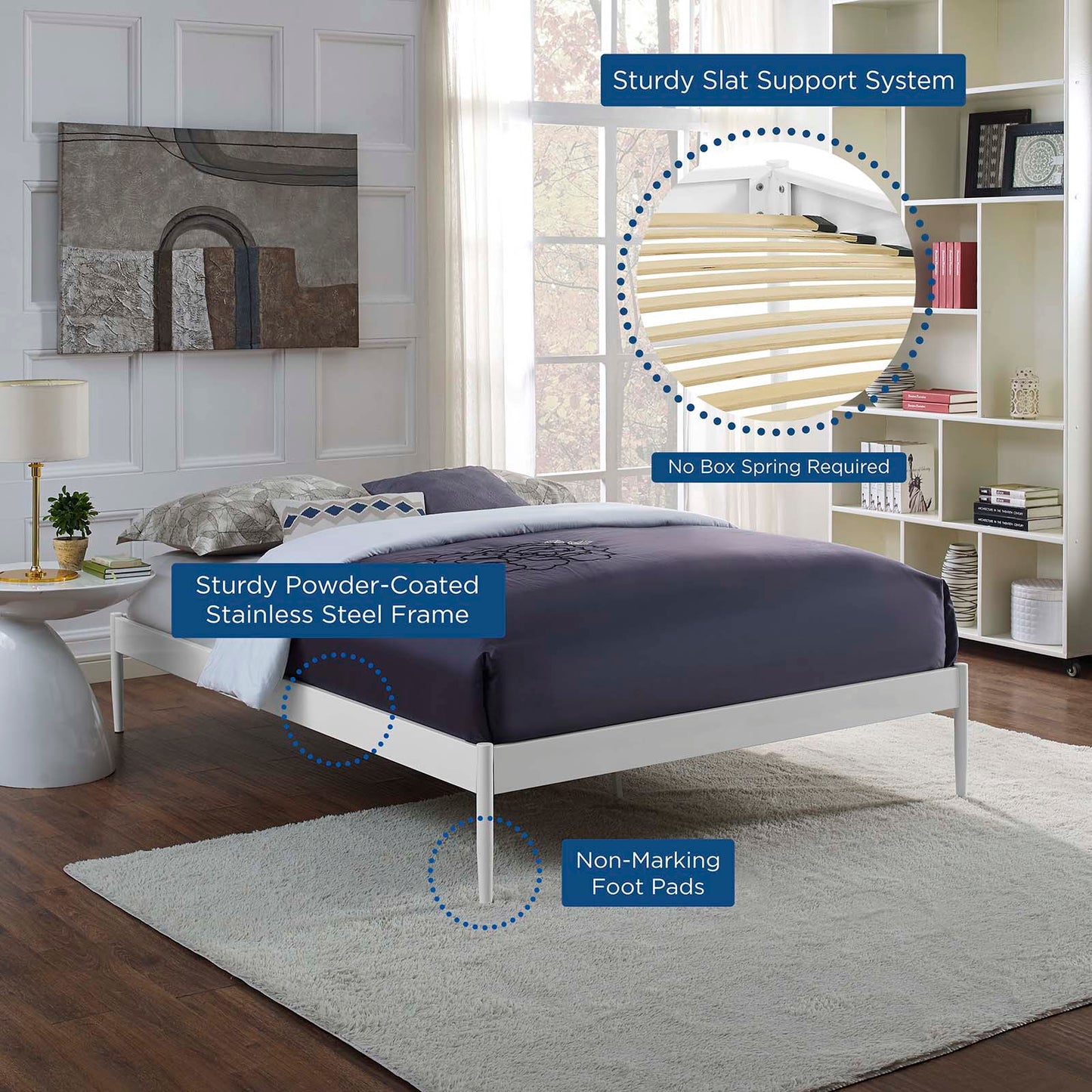 Modway Elsie Full Bed Frame | Beds | 