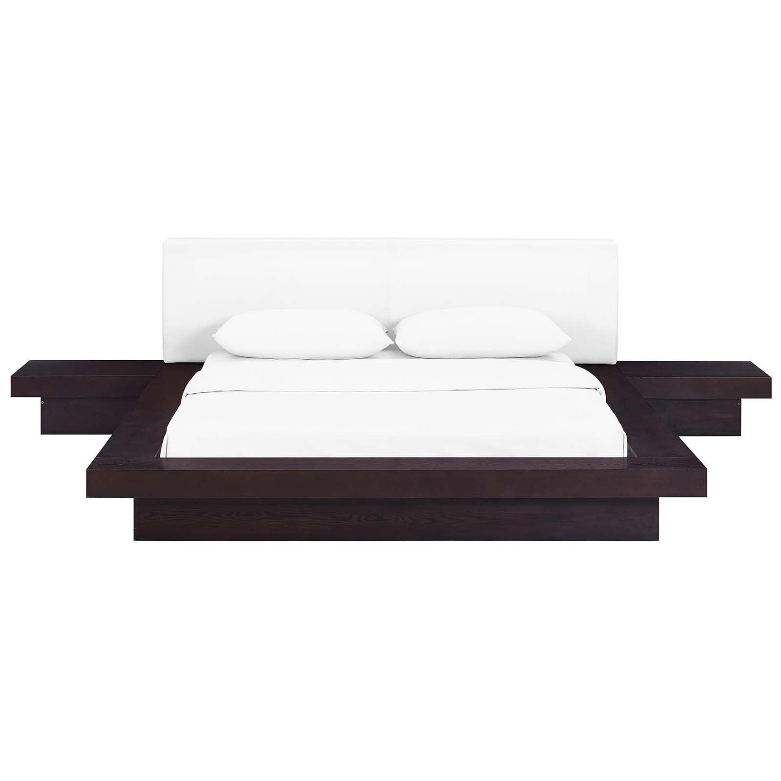 Modway Freja 3 Piece Queen Vinyl Bedroom Set | Bedroom Sets | 