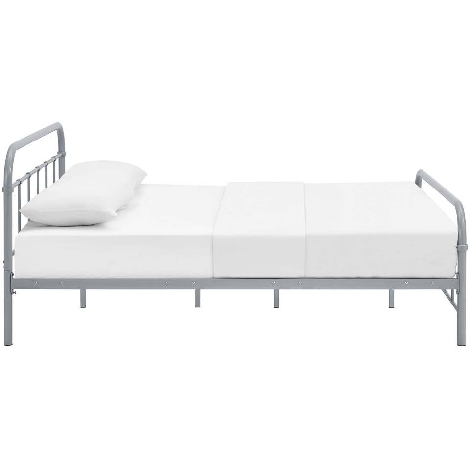 Modway Maisie Queen Stainless Steel Bed Frame | Beds | Modishstore-2