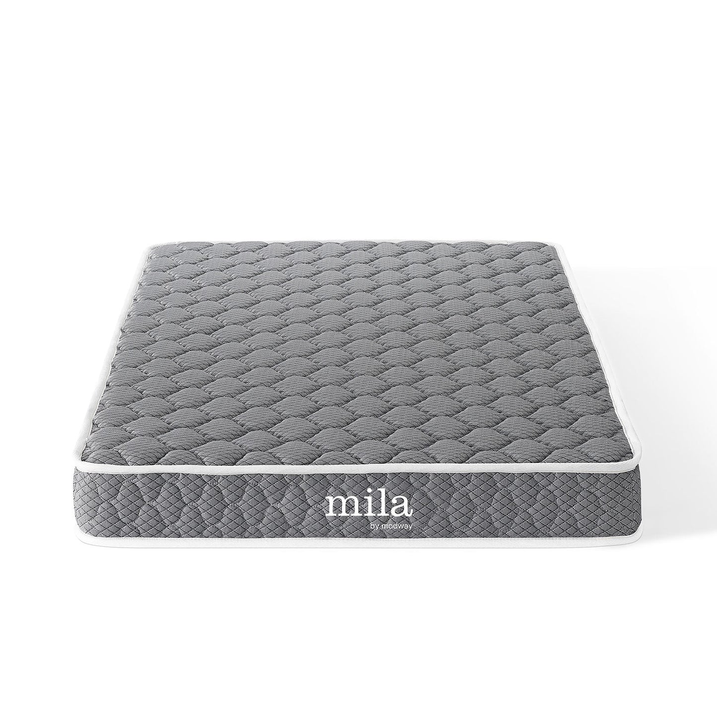 Modway Emma 6" Twin Mattress - White | Mattresses | 