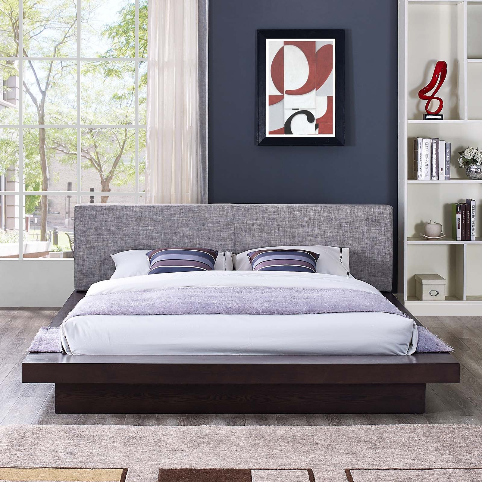 Modway Freja Queen Fabric Platform Bed | Beds | 