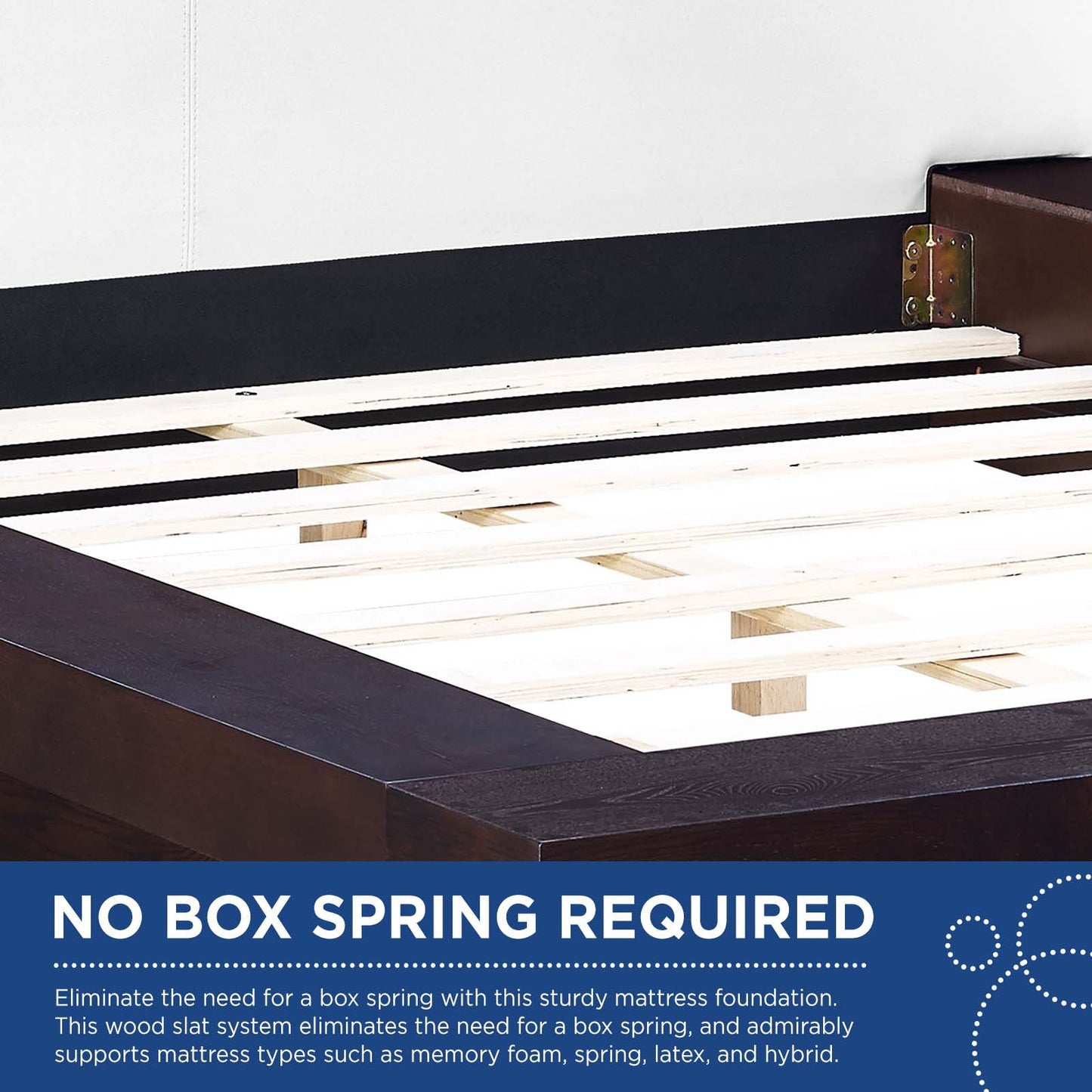 Modway Freja Queen Vinyl Platform Bed | Beds | 