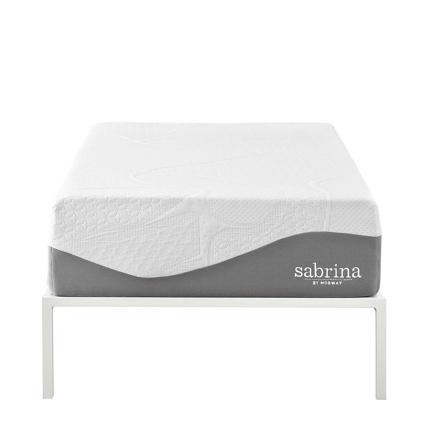 Modway Sabrina 12" Twin Memory Foam Mattress - White | Mattresses | Modishstore-2