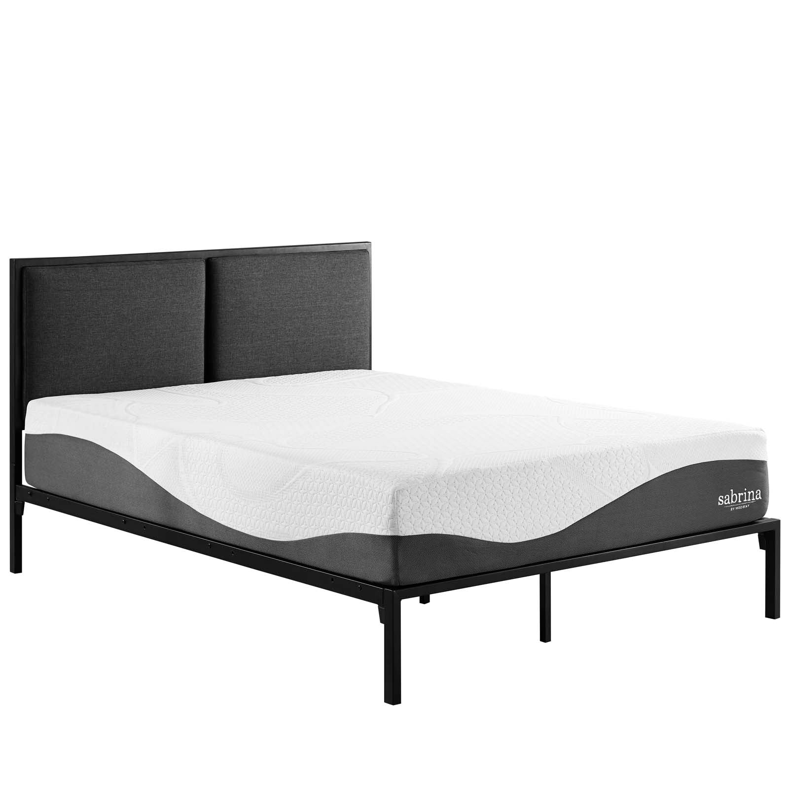 Modway Sabrina 12" Queen Memory Foam Mattress - White | Mattresses | Modishstore-2