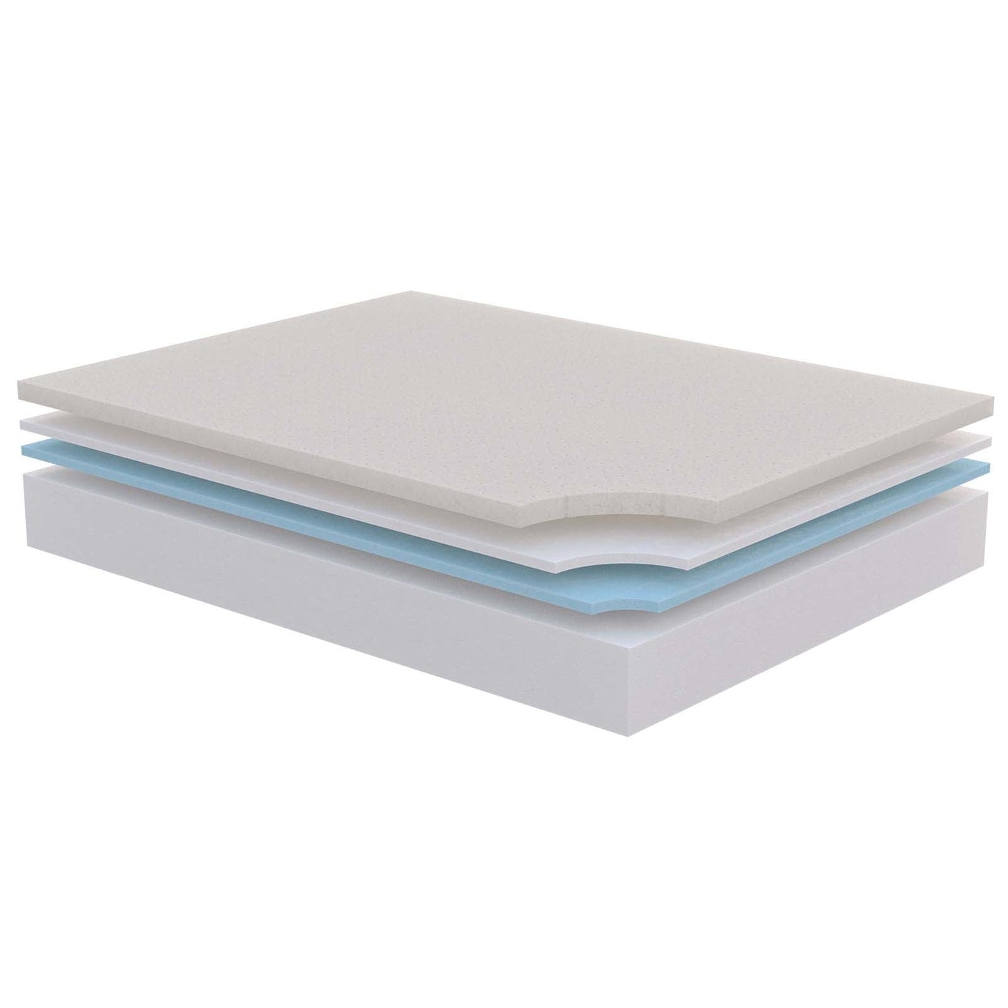 Modway Sabrina 12" Queen Memory Foam Mattress - White | Mattresses | Modishstore