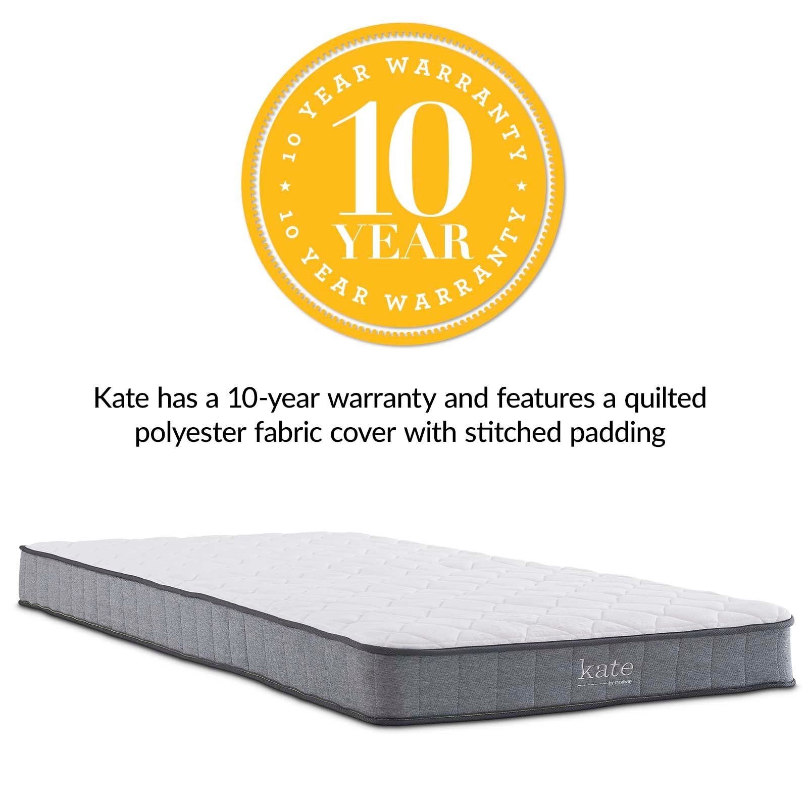 Modway Kate 6" Twin Mattress | Mattresses | Modishstore-6